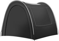 Tente de camping spacieuse OEM avec plafond haut et fenêtres de ventilation pour un abri extérieur confortable