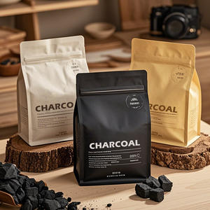 Sac en plastique de charbon de bois étanche à haute barrière en plastique avec logo personnalisé 3kg 4kg 5kg sac de charbon laminé en plastique - Product Image 5