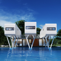 Maison mobile à 3 chambres, 2 étages, prête à l'emploi, maison conteneur à deux étages avec étiquette privée personnalisée