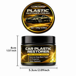 ครีมฟื้นฟูพลาสติก LUNOVATE 130 กรัม สำหรับดูแลรักษารถยนต์ ช่วยฟื้นฟูสีตกของชิ้นส่วนต่างๆ และกันชนให้กลับมาเป็นเงางาม ใช้งานง่าย อายุการใช้งาน 3 ปี - Product Image 1