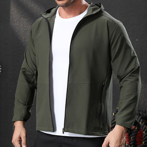 맞춤형 방수 재킷 지퍼 일반 스포츠 재킷 남성용 운동 트랙 재킷 실행 - Product Image 3