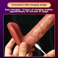 Masque vaginal invisible pour femmes, gode portable, extensible, sans couture, chauffant automatiquement, jouet sexuel féminin réaliste