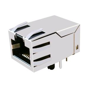 MIC24111-0108 Cổng Giao Diện Mạng Tab Up 1X1 Cổng Giắc Cắm Mô Đun Cái Ethernet 100Base-T 8 Chân Đầu Nối <span class=keywords><strong>PCB</strong></span> <span class=keywords><strong>RJ45</strong></span> Có Đèn Led - Product Image 2