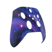 Coque de remplacement Oursteam Blue Nebula pour Xbox Series XS, coque avant Soft Touch