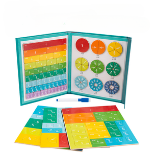 Lavagna Magnetica in Legno per l'Apprendimento Cognitivo, Libro Educativo per Matematica e Operazioni, Gioco Puzzle Didattico per Asilo - Product Image 2