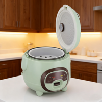 Mini cuiseur à riz électrique portable en gros cuiseur à vapeur multifonctionnel pour le ménage hôtel en plastique comprend une tasse à mesurer à palette