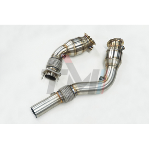 TM Performance 200CC S55 M2 F87 COMPETITION 3.0T 2018+ Catted Downpipe - Product Image 2