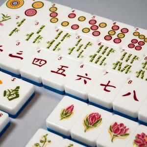 Mahjong américain de luxe personnalisé avec 160 tuiles Panda, jeu de mahjong en acrylique gravé pour adultes - Product Image 5