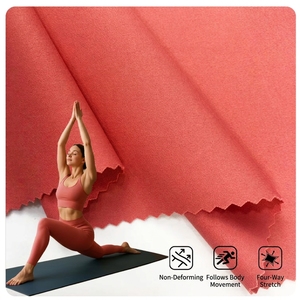 Tela de Brocado Tejida de 300g con Sensación Ligera, Transpirable y Altamente Elástica, Ideal para Camisetas Deportivas, Faldas de Tenis y Ropa de Yoga - Product Image 2