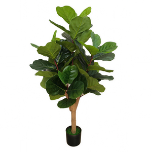 Decoración y Suministros para Bodas, Árbol Artificial de Ficus Lyrata, Árbol Sintético de Plástico, Decoración Interior y Exterior, Regalos para Fiestas y Graduaciones - Product Image 6
