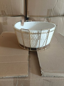 Scorte molto a buon mercato, stile decorativo filo di Design pane cesto di conservazione <span class=keywords><strong>in</strong></span> <span class=keywords><strong>tessuto</strong></span> per cibo e cucina essenziali - Product Image 6