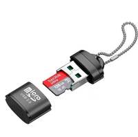 Adaptateur Micro USB OTG, 4 en 1, pour USB A TF, lecteur de carte SD