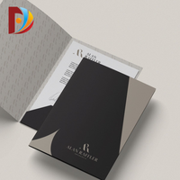 Dossier de présentation d'entreprise imprimé sur mesure, format A4, impression personnalisée, logo personnalisé, dossiers à double poche avec pochettes