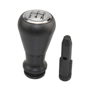 Poignée de levier de vitesses de voiture en cuir, manuelle, Peugeot 206 207 308, design ergonomique - Product Image 3