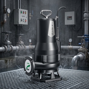 WFN Series Automatic Cutting Submersible <b>Pump</b> for <b>Sludge</b> Paper Scraps & Household Sewage - Product Image 6