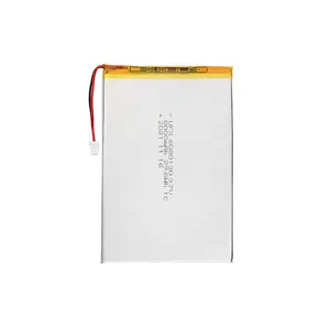 Manufactory Custom Super Thin Bluetooth Keyboard Battery UFX 6080130 8000mAh 3.7V Rechargeable Li-polymer Battery