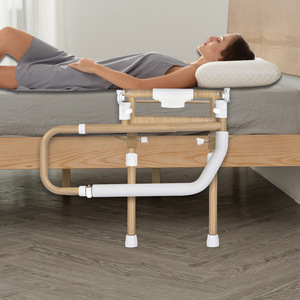 Barandillas de Cama con Pasamanos Antideslizantes para Asistencia a Personas Mayores en Residencias de Ancianos KDB 504M Blanco - Product Image 4