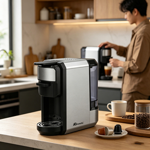 Anbolife Nouvelle machine à café à capsules multifonctionnelle automatique 4 en 1 pour la maison, 19 bars, compatible avec les capsules <span class=keywords><strong>Dolce</strong></span> <span class=keywords><strong>Gusto</strong></span> - Product Image 4