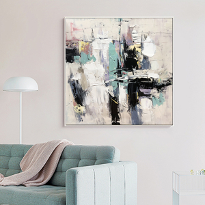 Pinturas al Óleo Abstractas Originales Pintadas a Mano sobre Lienzo para Decoración de Paredes, Venta al Por Mayor a Precios Económicos - Product Image 4