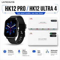 Montre connectée HK12 Pro Série 11 12 pour hommes, écran AMOLED HD, musique, son surround 3D, appels Bluetooth, étanche, montre connectée pour femmes HK12pro