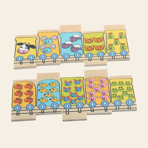 Gioco Educativo in Legno con Puzzle di Animali per Bambini, Gioco di Abbinamento Montessori per l'Apprendimento Prescolare - Product Image 2