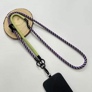 Cordon de téléphone réglable en jacquard multicolores tendance, sangle personnalisée pour téléphone portable - Product Image 1
