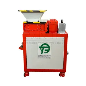 Mesin daur ulang dua poros penggunaan rumah otomatis efisien tinggi mesin penghancur