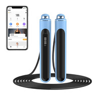 Cuerda de Saltar Inteligente de Alta Calidad al por Mayor, Componentes de Goma, Quema Grasa, Adelgazante, Cable Ajustable, Carga USB, Digital
