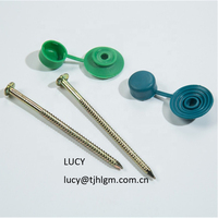 Clous de toiture de sécurité 75 mm x 3,5 mm, prix inférieur, 100 ensembles