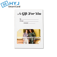 Conception personnalisée de cartes-cadeaux de fidélité en PVC Offset imprimé en couleur incluant le porte-cartes en papier Carte magnétique-Offset durable