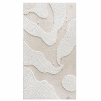 Peinture à l'huile en relief 3D abstraite 100% faite à la main, encadrée, style Wabi-sabi, art mural sur toile pour la décoration d'hôtel, de bureau et de maison, directement de l'usine