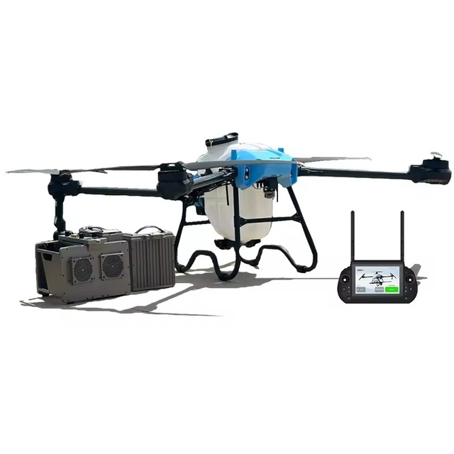 Efficient Agricultural Drone Sprayer Helicopter Style Farm Spraying UAV with Pesticide Core Engine Components Farming Equipment
