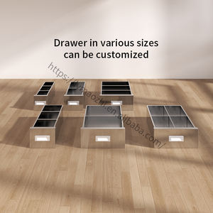 Armoire de <span class=keywords><strong>rangement</strong></span> en acier inoxydable TCM à 35 tiroirs pour noix, amandes, 105 sortes d'herbes, pharmacie, mobilier d'hôpital - Product Image 5