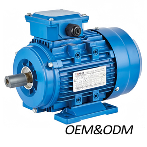มอเตอร์อุตสาหกรรม 11KW 750RPM สามเฟส IE3 380V/660V 400V/690V 50HZ/60HZ แบบเหนี่ยวนำ AC สำหรับเครื่องบด รุ่น IE3-180L-8 - Product Image 1