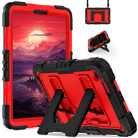 Étui robuste en silicone et PC avec support et sangle d'épaule pour Samsung Tab A11 8.7 2025 X110 X115 X117 Tab A9 8.7 X115N OEM ODM