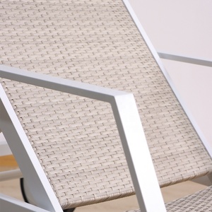 <span class=keywords><strong>PE</strong></span> mây nhôm <span class=keywords><strong>Sun</strong></span> <span class=keywords><strong>Lounger</strong></span> ngoài trời Chaise phòng chờ đồ nội thất hồ bơi Chất lượng cao bãi biển phòng chờ ghế - Product Image 4