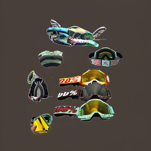 Di alta qualità modello simpatico casco da cross occhiali da equitazione sport all'aperto occhiali da sci per ciclismo e moto - Product Image 2