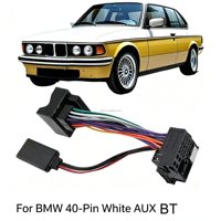 Adaptador de Música BT AUX para Automóvil, Precio de Fábrica, Gran Venta, Compatible con BMW E60 E63 E64 E65 E66 E81 E82 E87 E70 E90 E91 E92