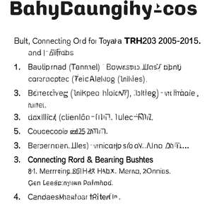 Boulon, bielle pour Toyota HIACE TRH203 2005-2013 - Product Image 2