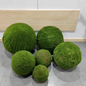 <span class=keywords><strong>Vendita</strong></span> calda interna/esterna giardino decorativo verde schiuma muschio palla erba artificiale pianta fatta di plastica resistente - Product Image 1