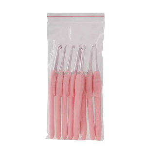 <span class=keywords><strong>Crochet</strong></span> en métal massif tressé à la main avec poignée souple en TPR, <span class=keywords><strong>crochet</strong></span> coloré pour pulls, outils de tricot manuel pour débutants, vente en gros - Product Image 6