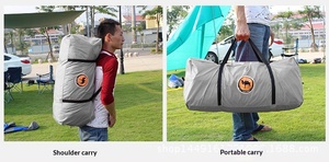 Оптовая продажа от производителя: Уличная палатка-тент для кемпинга, две комнаты, один тамбур, на 5-8 до 12 человек, солнцезащитная, водонепроницаемая - Product Image 6