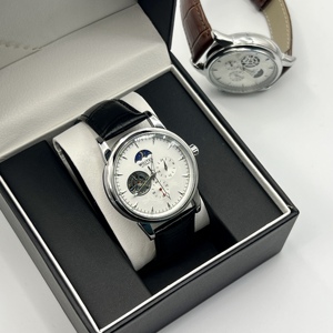 Orologi Meccanici di Lusso Personalizzati con Movimento Visibile, Fasi Lunari, Automatici, per Uomo, Idea Regalo - Product Image 2