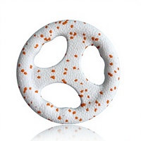 LY ETPU Popcorn Flying Disc Border Collie Steering Wheel Soft Bite-Resistant Interactive Tug-of-War Boredom Relief Classic Toy
