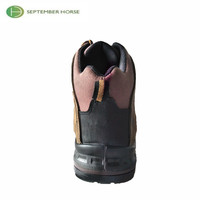 Botas de Seguridad Económicas con Puntera de Acero Resistentes al Desgaste para Hombre, Talla 50, para Trabajo en Construcción