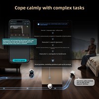 EBOMax Robot domestique - Compagnon IA mobile avec appel vidéo bidirectionnel et reconnaissance faciale pour les personnes âgées, les animaux de compagnie, cadeau pour la fête des pères