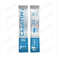 Créatine monohydrate micronisée Amaz 5g en poudre pour soutenir la croissance musculaire, la force et la récupération