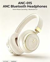 Casque ANC sans fil Bluetooth supra-auriculaire à réduction de bruit, autonomie de 40H, vente en gros, casque ANC supra-auriculaire ODM