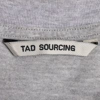 T-shirt décontracté gris pour homme, 180 GSM, mélange coton-viscose, fournisseur OEM ODM personnalisé