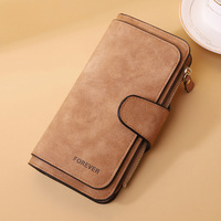 Dompet Wanita Murah Model Pendek Motif Benang RFID PU Rivet Lapisan Poliester Penutup Lipat Fashionable Tempat Koin